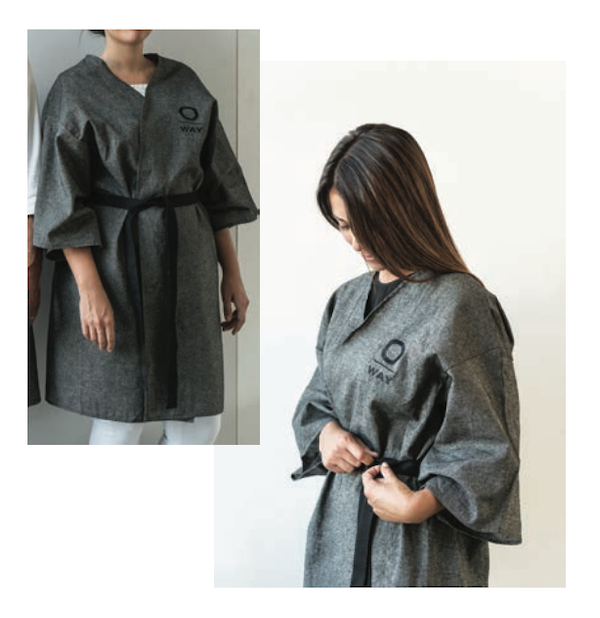 OWAY REGENERATING COTTON KIMONO