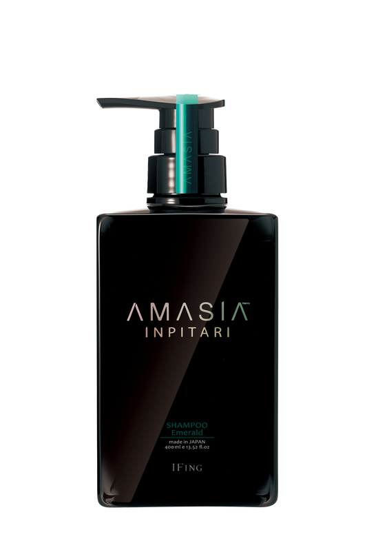 AMASIA(ｱﾒｰｼﾞｱ) ｲﾝﾋﾟﾀﾘ ｼｬﾝﾌﾟｰ ｴﾒﾗﾙﾄﾞ 400ml(緑)