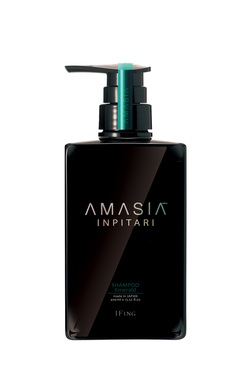 AMASIA(ｱﾒｰｼﾞｱ) ｲﾝﾋﾟﾀﾘ ｼｬﾝﾌﾟｰ ｴﾒﾗﾙﾄﾞ 400ml(緑)