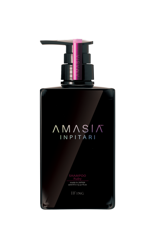AMASIA(ｱﾒｰｼﾞｱ) ｲﾝﾋﾟﾀﾘ ｼｬﾝﾌﾟｰ ﾙﾋﾞｰ 400ml(赤)